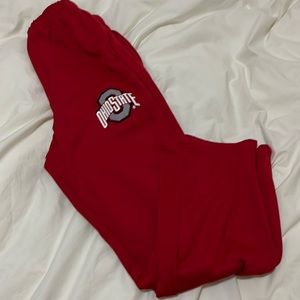 Like New Boys’ Ohio State Varsity Authentic Apparel Red Track Pants